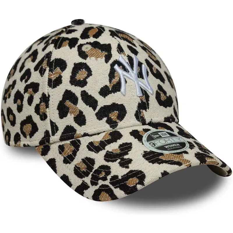 casquette-courbee-leopard-ajustable-pour-femme-9forty-midi-new-york-yankees-mlb-new-era