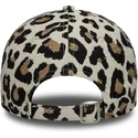 shapka-izvita-leopard-adjustable-strap-para-mujer-9forty-midi-na-new-york-yankees-mlb-ot-new-era