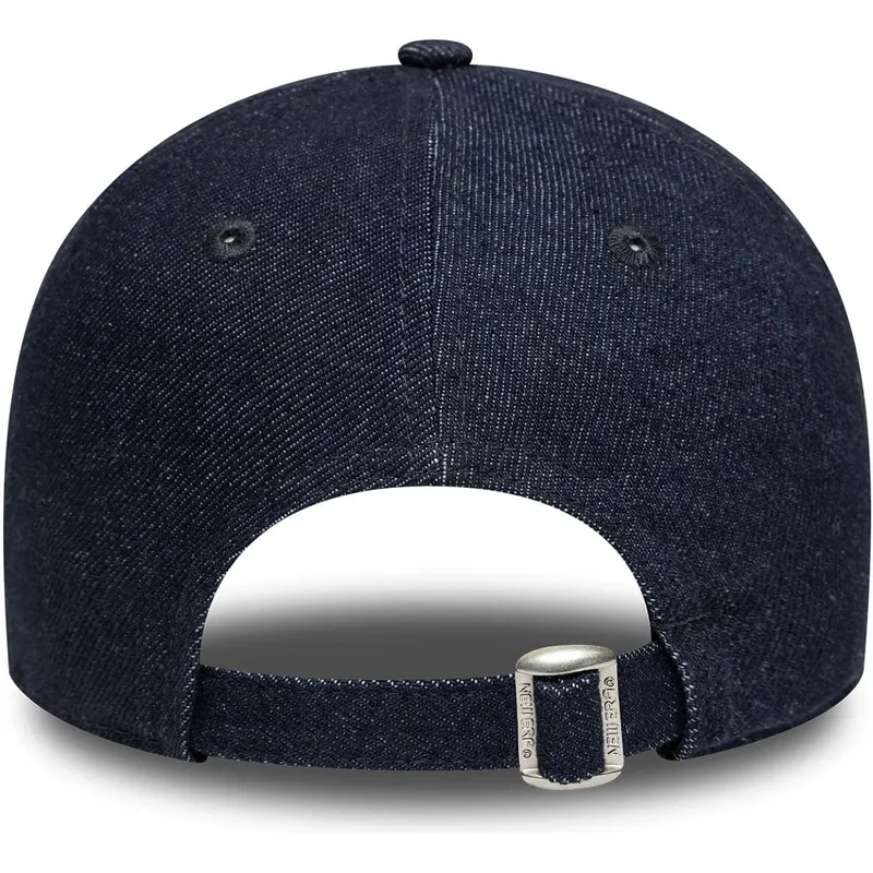 shapka-izvita-tmnosin-adjustable-strap-para-mujer-9twenty-denim-stitch-na-los-angeles-dodgers-mlb-ot-new-era