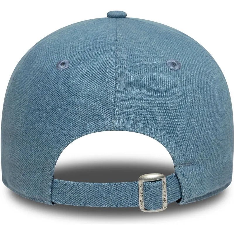 shapka-izvita-sinya-reguliruem-9twenty-denim-stitch-na-new-york-yankees-mlb-ot-new-era