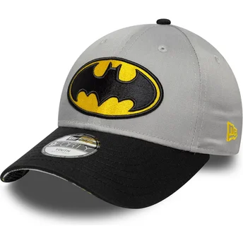 Шапка извита черна регулируем за деца 9FORTY на Batman DC Comics от New Era