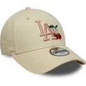 shapka-izvita-bezhov-reguliruem-za-deca-9forty-fruit-icon-na-new-york-yankees-mlb-ot-new-era