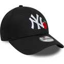 sort-justerbar-buet-kasket-til-born-9forty-fruit-icon-fra-new-york-yankees-mlb-fra-new-era