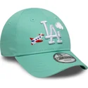 shapka-izvita-zelena-reguliruem-za-deca-9forty-plane-icon-na-new-york-yankees-mlb-ot-new-era