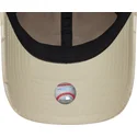 buet-beige-justerbar-kasket-med-beige-logo-9twenty-img-floral-fra-new-york-yankees-mlb-fra-new-era
