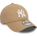 shapka-izvita-kafyav-reguliruema-9twenty-league-essential-na-new-york-yankees-mlb-ot-new-era