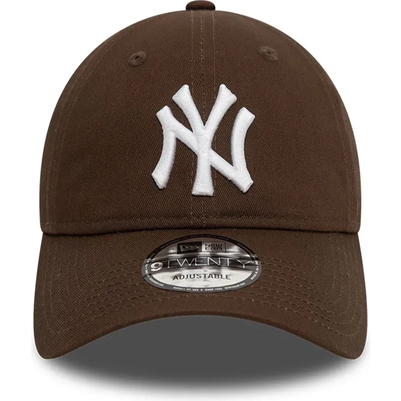 shapka-izvita-kafyav-adjustable-strap-9twenty-league-essential-na-new-york-yankees-mlb-ot-new-era