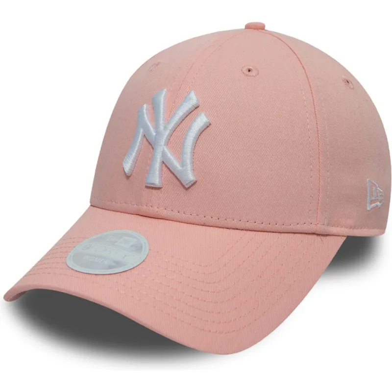 shapka-izvita-roza-reguliruem-9forty-league-essential-na-new-york-yankees-mlb-ot-new-era