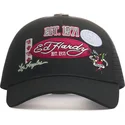 casquette-trucker-noire-est-1971-varsity-ed-hardy