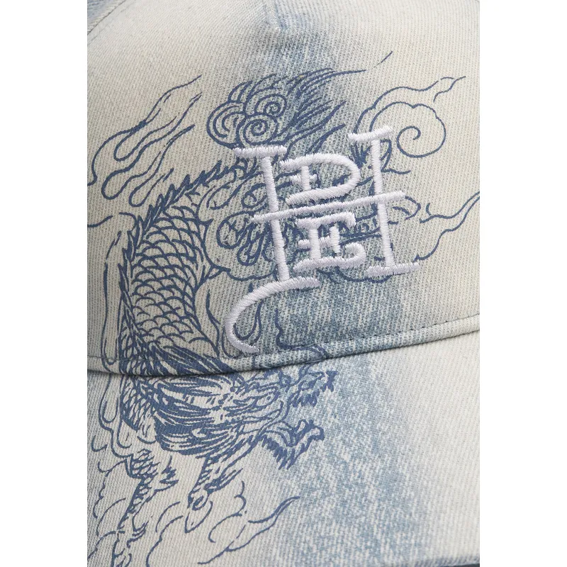 gorra-curva-azul-ajustable-crawling-dragon-washed-denim-de-ed-hardy