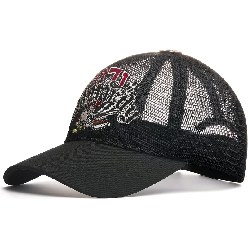 shapka-izvita-cherna-snapbek-ot-ed-hardy