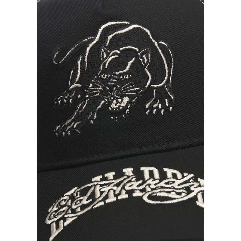 shapka-izvita-shapka-traker-cherna-snapbek-contrast-stitch-panther-graphic-ot-ed-hardy