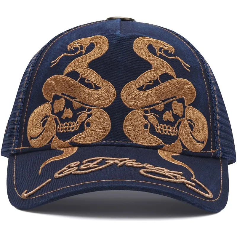 shapka-izvita-traker-tmnosin-snapbek-skull-and-snakes-graphic-ot-ed-hardy shapka-izvita-traker-tmnosin-snapbek-skull-and-snakes-graphic-ot-ed-hardy