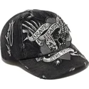 shapka-izvita-cherna-reguliruem-brave-hearts-ot-ed-hardy