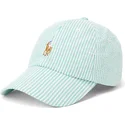 polo-ralph-lauren-shapka-s-izvita-kozirka-stretch-seersucker-zelena-reguliruema