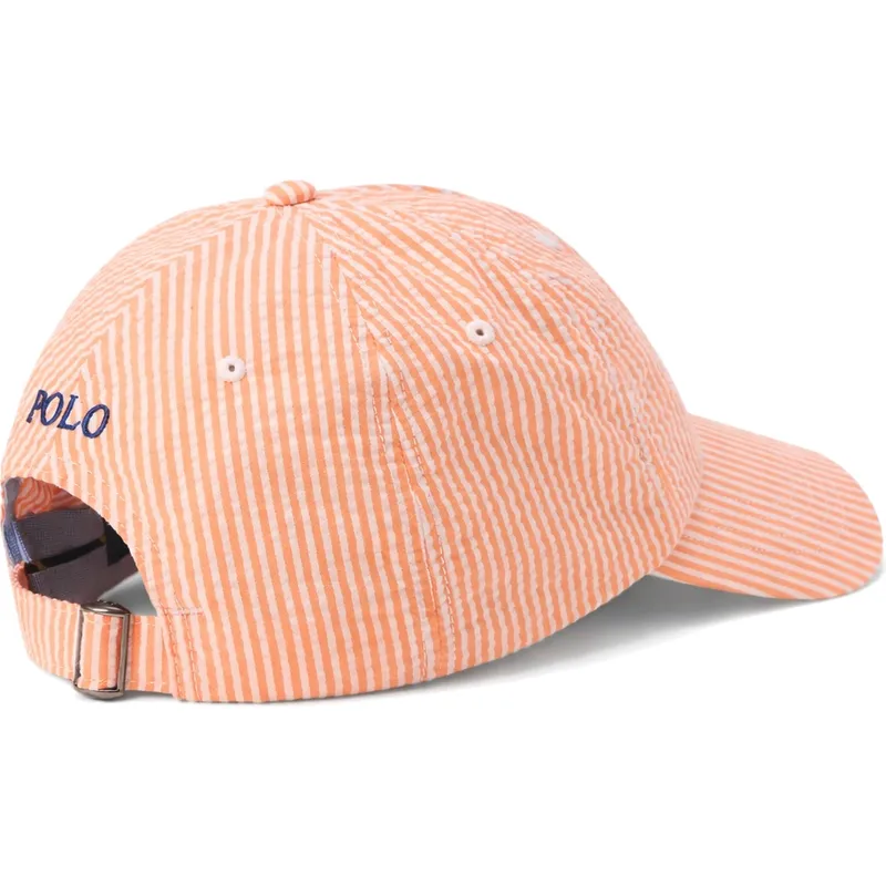 shapka-izvita-oranzhev-adjustable-strap-ot-polo-ralph-lauren shapka-izvita-oranzhev-adjustable-strap-ot-polo-ralph-lauren
