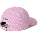 polo-ralph-lauren-shapka-s-izvita-kozirka-stretch-seersucker-rozova-reguliruema