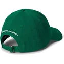 polo-ralph-lauren-sportna-pamuchna-zelena-reguliruema-shapka-s-izvita-kozirka