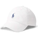 weisse-verstellbare-curved-cap-linen-von-polo-ralph-lauren