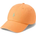 shapka-izvita-oranzhev-reguliruem-classic-sport-twill-ot-polo-ralph-lauren