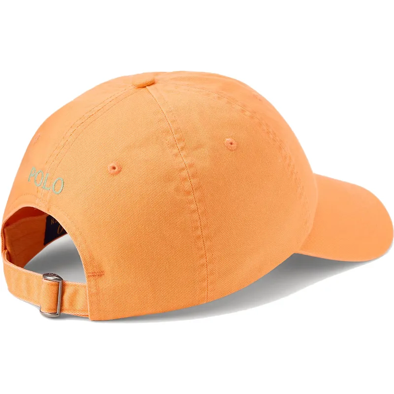 shapka-izvita-oranzhev-reguliruema-ot-polo-ralph-lauren