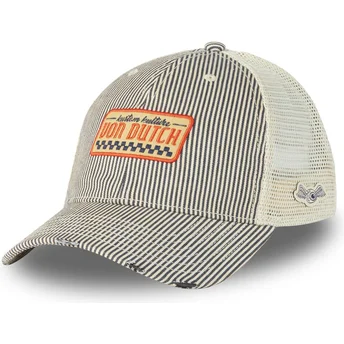 Шапка извита тракер тъмносин снапбек MAC12 от Von Dutch