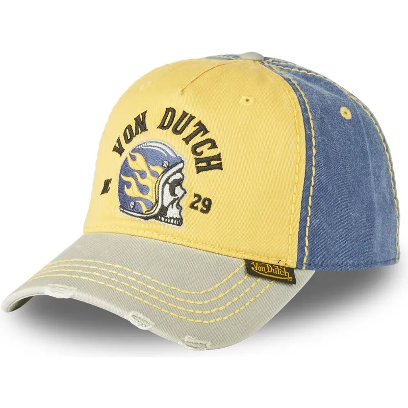 justerbar-multifarvet-buet-kasket-retro12-fra-von-dutch