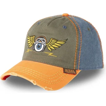 Von Dutch Извита Козирка RETRO14 Многоцветна Регулируема Шапка