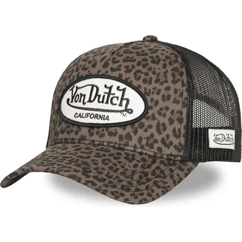 Trucker kasket leopard CB BET fra Von Dutch