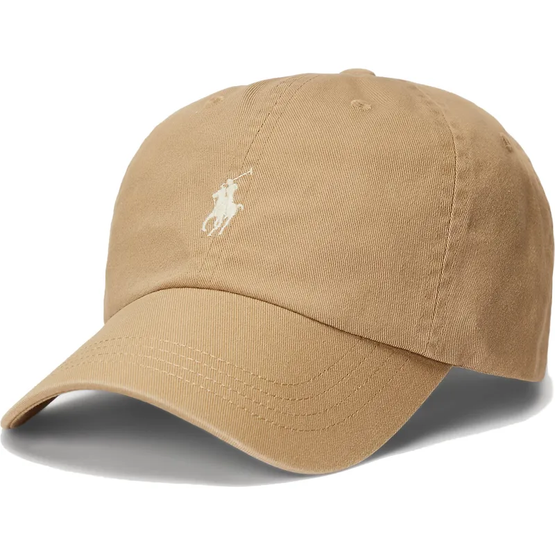 brun-justerbar-buet-kasket-cotton-chino-classic-sport-fra-polo-ralph-lauren