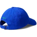 polo-ralph-lauren-curved-brim-green-logo-cotton-chino-classic-sport-blue-adjustable-cap