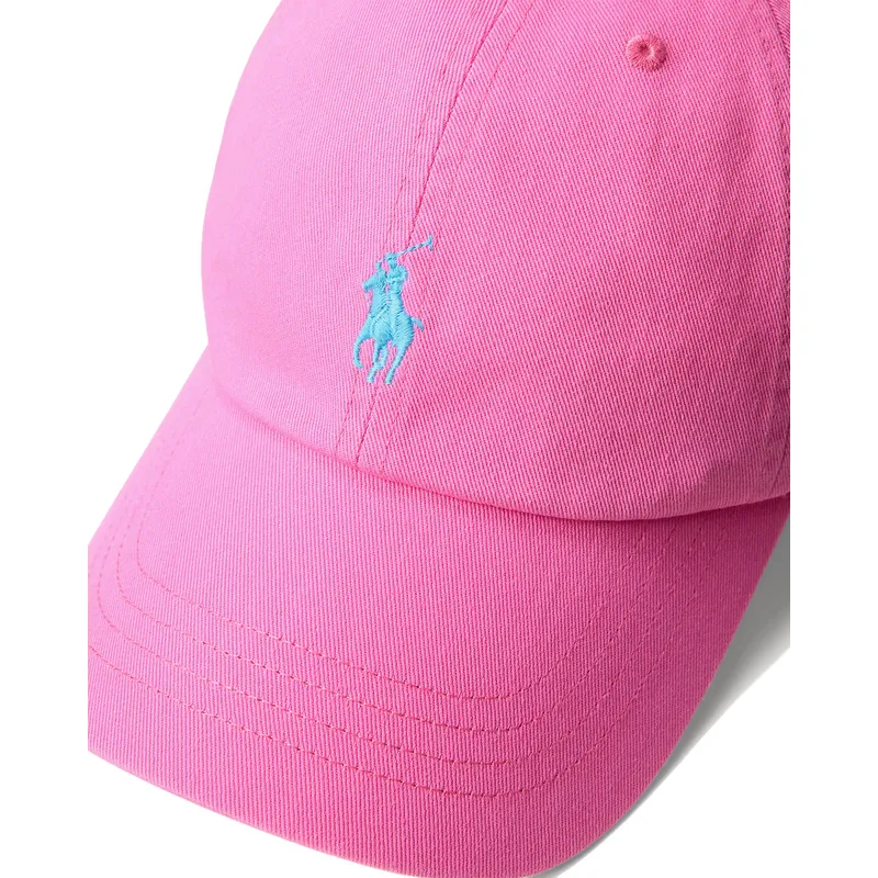 justerbar-lyserod-buet-kasket-cotton-chino-classic-sport-fra-polo-ralph-lauren