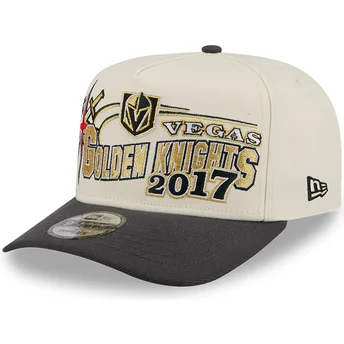 Шапка извита бежов snapback y 9FIFTY A Frame Classic на Vegas Golden Knights NHL от New Era