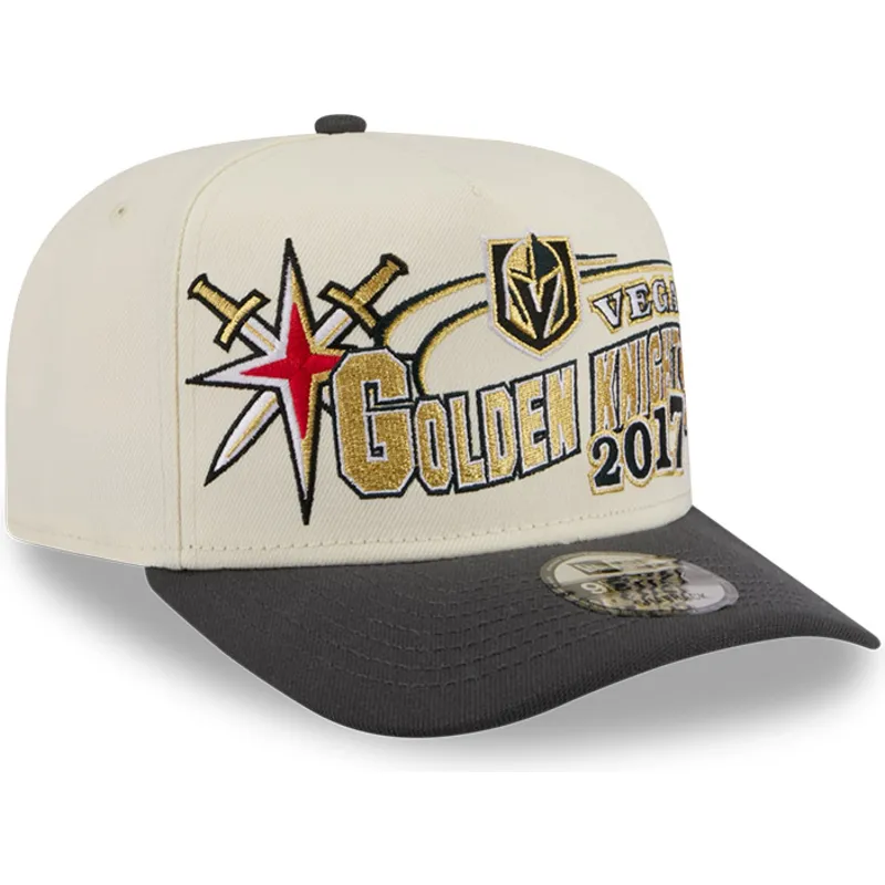 shapka-izvita-bezhov-snapbek-9fifty-a-frame-classic-na-vegas-golden-knights-nhl-ot-new-era