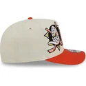 new-era-curved-brim-9fifty-a-frame-classic-anaheim-ducks-nhl-beige-and-orange-snapback-cap