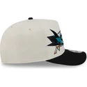 new-era-curved-brim-9fifty-a-frame-classic-san-jose-sharks-nhl-bezhova-i-cherna-shapka-s-ploska-kozirka