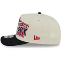 shapka-izvita-bezhov-snapbek-9fifty-a-frame-classic-na-boston-red-sox-mlb-ot-new-era