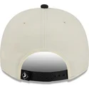 casquette-courbee-beige-et-noire-snapback-9fifty-a-frame-classic-chicago-white-sox-mlb-new-era