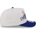shapka-izvita-bezhov-snapbek-9fifty-a-frame-classic-na-los-angeles-dodgers-mlb-ot-new-era