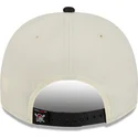 beige-und-schwarze-gebogene-snapback-kappe-9fifty-a-frame-classic-der-pittsburgh-pirates-mlb-von-new-era