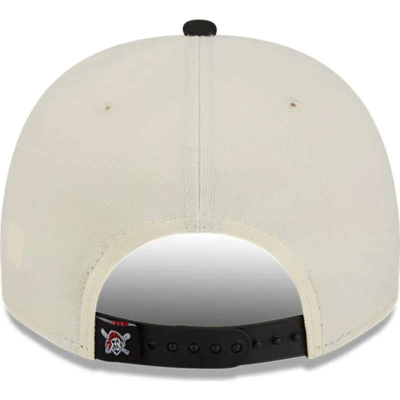 shapka-izvita-bezhov-snapbek-9fifty-a-frame-classic-na-pittsburgh-pirates-mlb-ot-new-era
