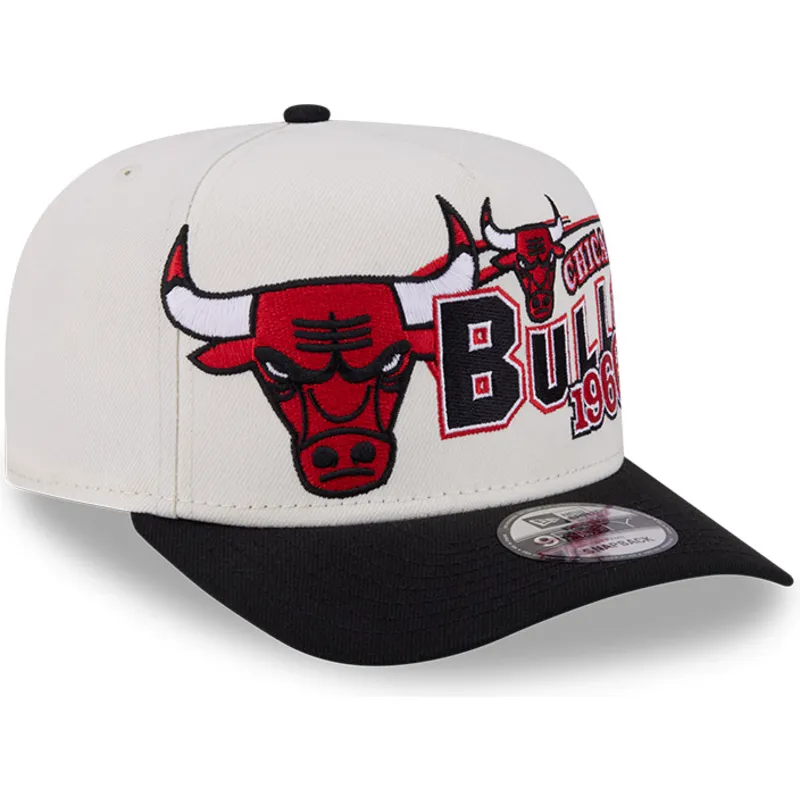 shapka-izvita-bezhov-snapbek-9fifty-a-frame-classic-na-chicago-bulls-nba-ot-new-era