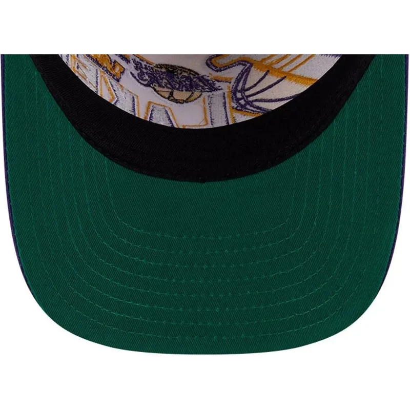 shapka-izvita-bezhov-snapbek-9fifty-a-frame-classic-na-los-angeles-lakers-nba-ot-new-era