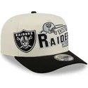 shapka-izvita-bezhov-snapbek-9fifty-a-frame-classic-na-las-vegas-raiders-nfl-ot-new-era