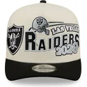 shapka-izvita-bezhov-snapbek-9fifty-a-frame-classic-na-las-vegas-raiders-nfl-ot-new-era