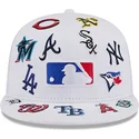 weisse-enganliegende-59fifty-all-over-flatcap-von-mlb-von-new-era