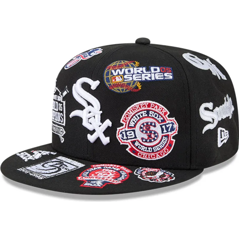 new-era-flat-brim-59fifty-all-over-logos-chicago-white-sox-mlb-black-fitted-cap