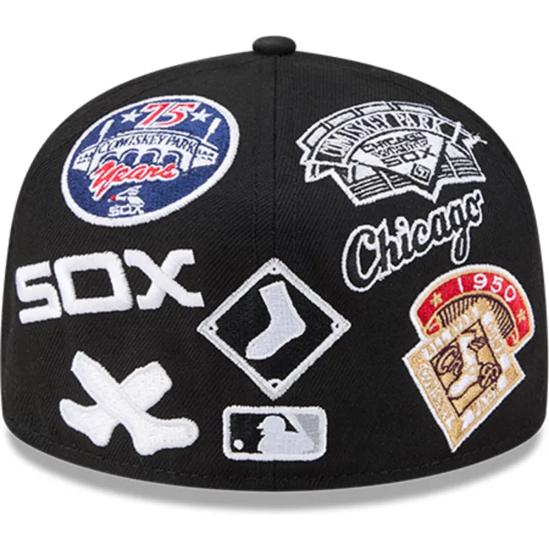 shapka-ploska-cherna-prilepnala-59fifty-all-over-na-chicago-white-sox-mlb-ot-new-era