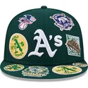 shapka-ploska-zelena-prilepnala-59fifty-all-over-na-oakland-athletics-mlb-ot-new-era