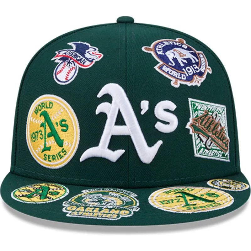 shapka-ploska-zelena-prilepnala-59fifty-all-over-na-oakland-athletics-mlb-ot-new-era